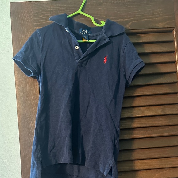 Polo by Ralph Lauren Kids Dark Blue Polo Shirt - Picture 1 of 1